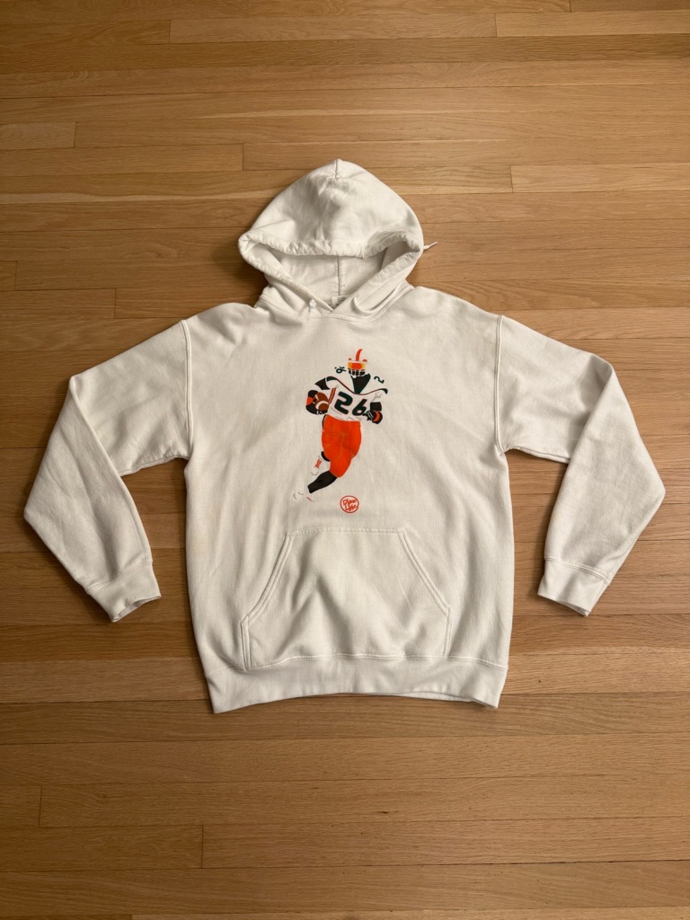Miami Hurricanes Sean Taylor Dyme Lyfe White Hoodie | Size: Medium